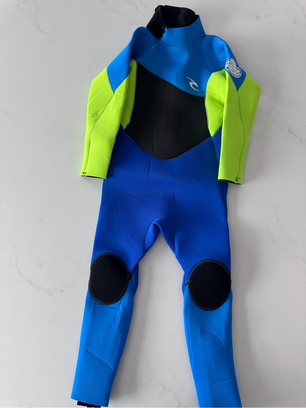 Rip Curl Groms Omega 3/2 Back Zip Fullsuit Wetsuit • Size 4